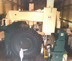 X-Ray radioscopy for truck tyres inspection machine